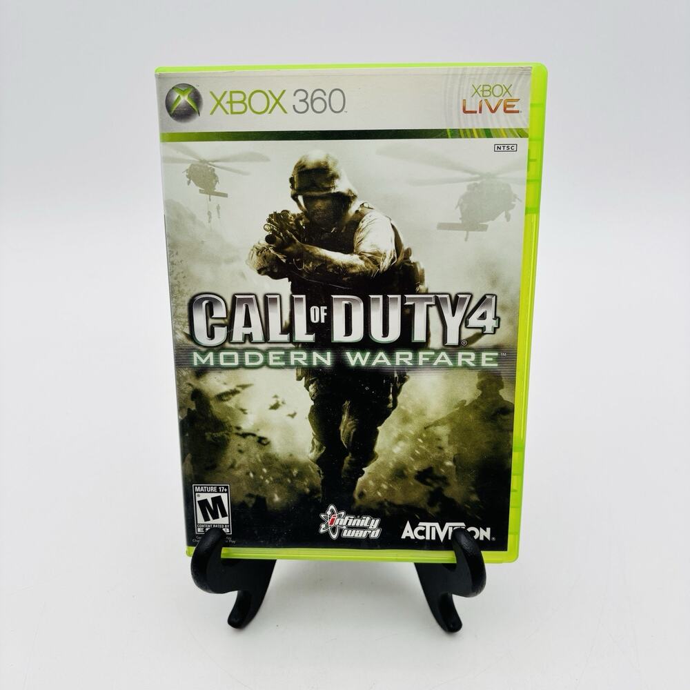 Call of Duty 4: Modern Warfare Xbox 360 Complete CIB - Tested & Working VG